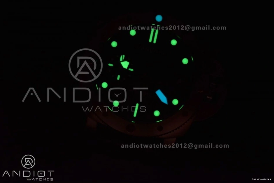 Strap SBF Rubber Edition Dial P PAM1229 Y Black 1:1 DailyWear on Black Best 437 0418